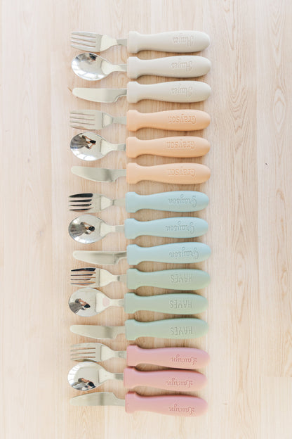 Personalized Toddler Utensils (set of 3)